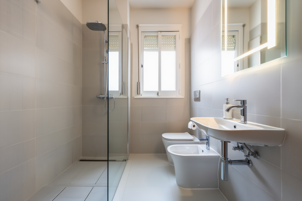 Después reforma de baño en Santander